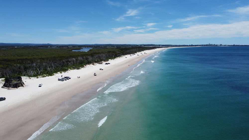 Real 4x4 Adventures Bribie Island North Drone