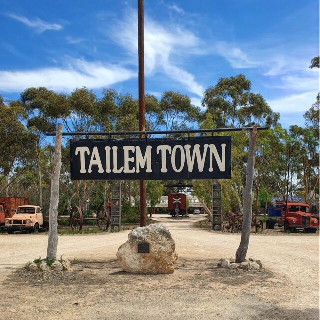 Old Tailem Town, just on the outskirts of Tailem Bend is an amazing step back in time. A range of buildings, cars, tools and so much more with some dating back over 100 years . You can even dress up in era clothing (no we did not). Pop it on your list when exploring this amazing part of Australia.